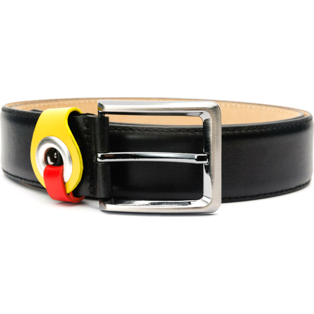Vinci Leather The Jackie Black Leather Belt
