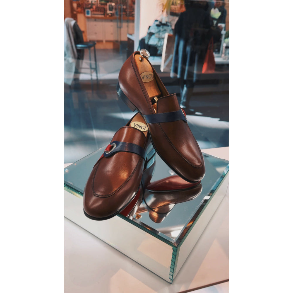 Vinci Leather The Jackie Brown Bit Dress Loafer Limited Edition (7072)