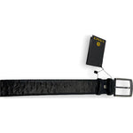 Vinci Leather The Johannesburg Black Leather Belt