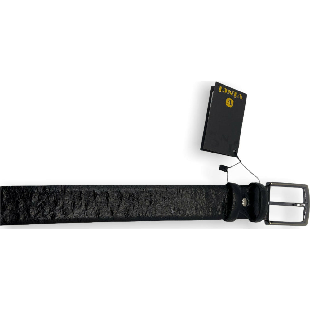 Vinci Leather The Johannesburg Black Leather Belt