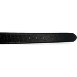 Vinci Leather The Johannesburg Black Leather Belt