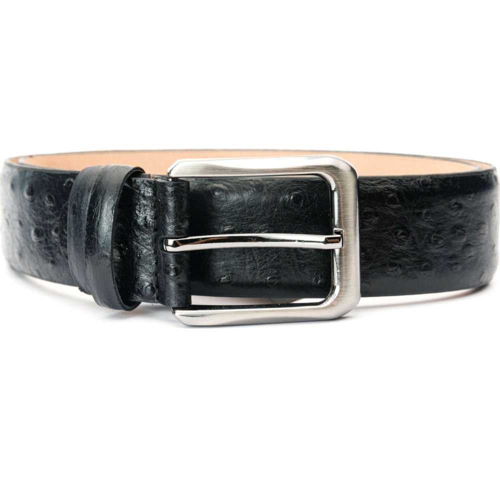 Vinci Leather The Johannesburg Black Leather Belt