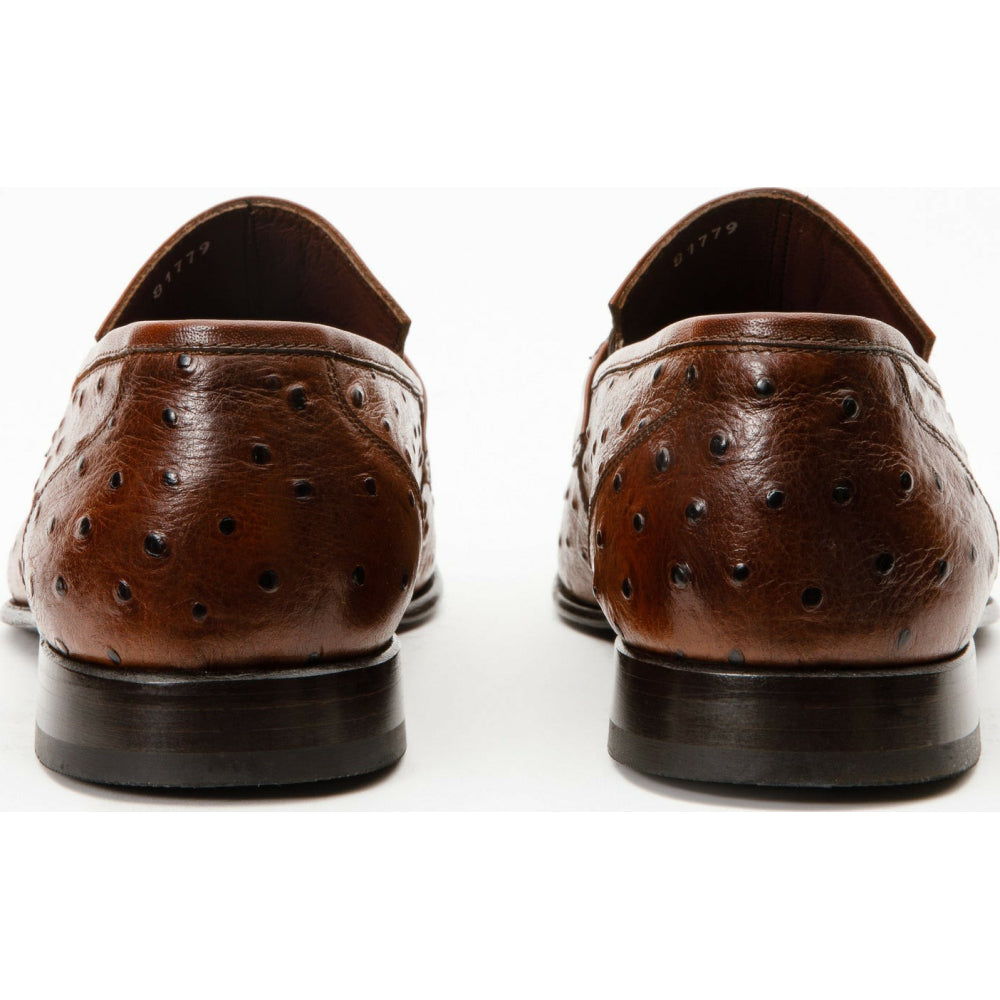 Vinci Leather The Johannesburg Brown Leather Dress Loafer Shoe (10667)