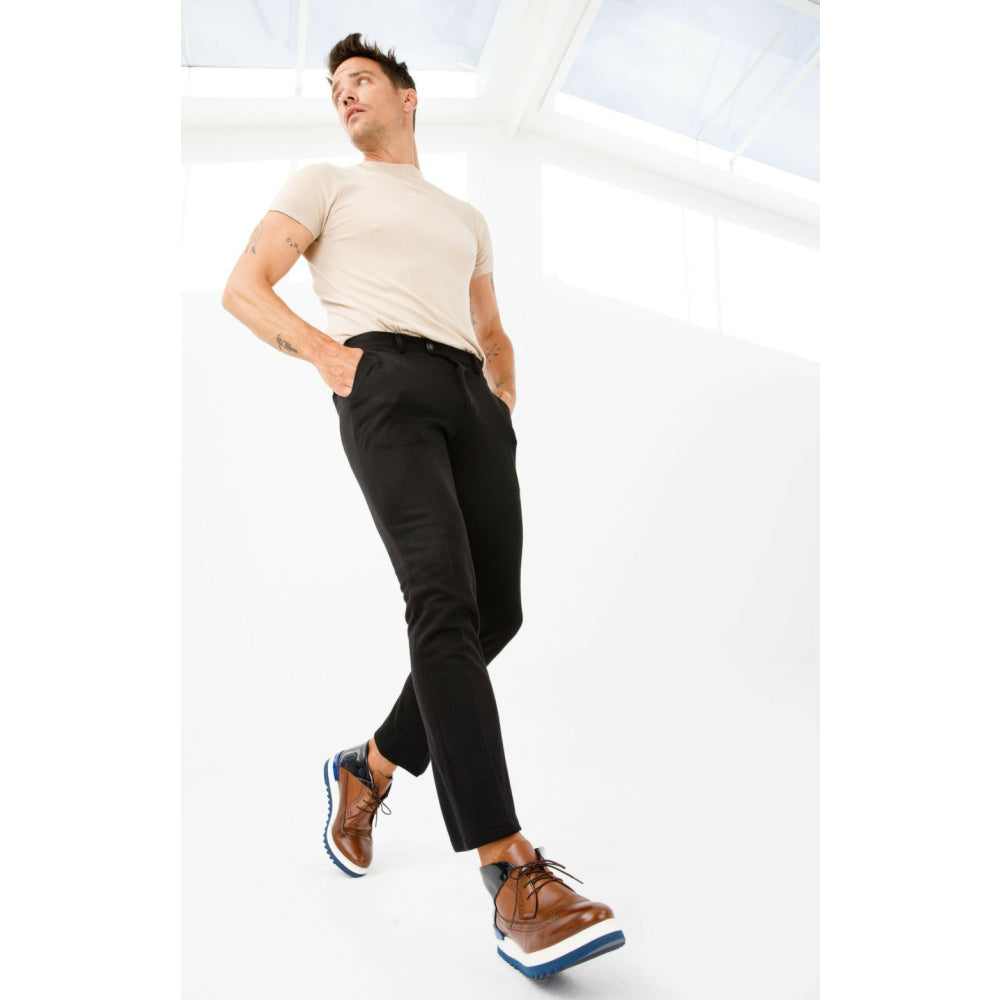 Vinci Leather The Kagan Brown Wingtip Chukka Sneaker Boot (3836.58)