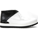 Vinci Leather The Kagan White Wingtip Chukka Sneaker Boot (3836.58)