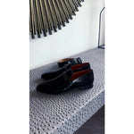 Vinci Leather The King Shoe Black Bit Dress Loafer