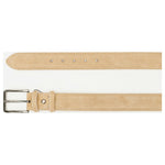 Vinci Leather Beige Suede Leather Belt