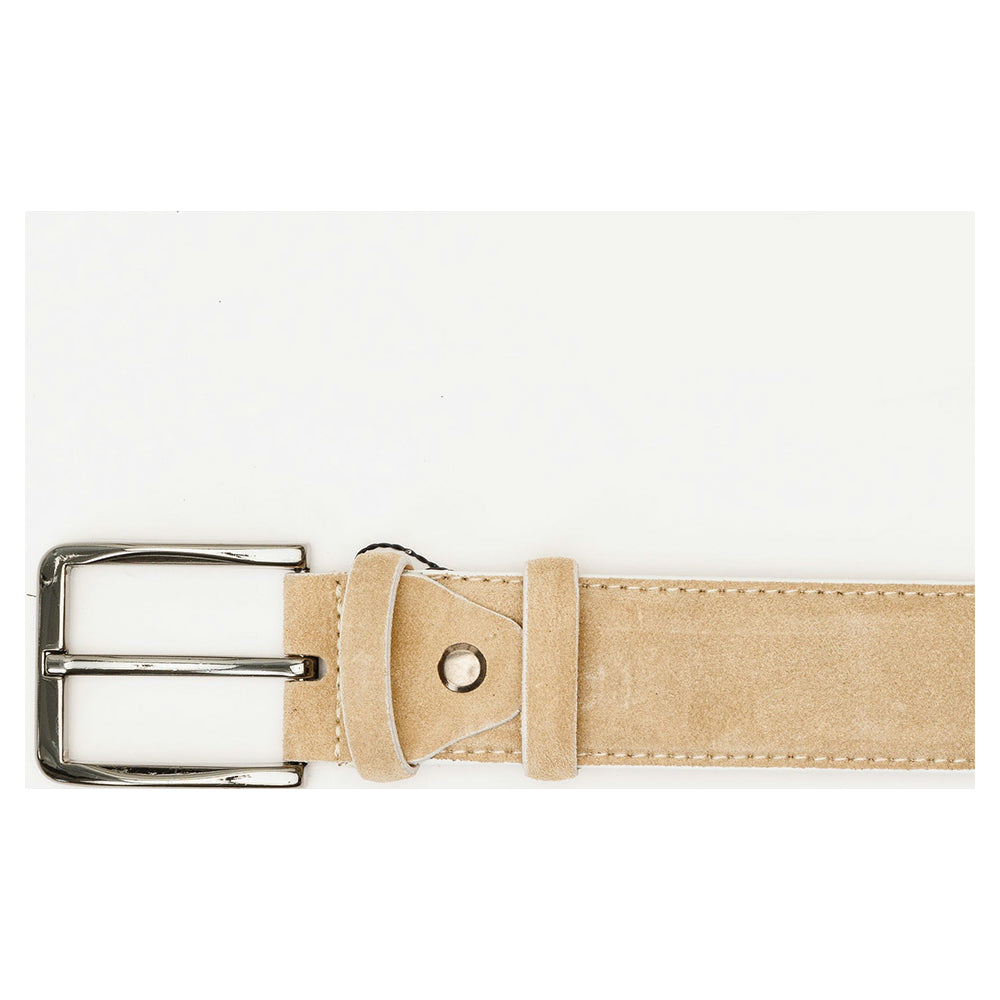 Vinci Leather The Lazio Beige Suede Leather Belt