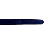 Vinci Leather The Lazio Navy Suede Leather Belt