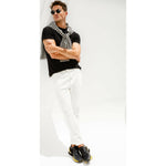 Vinci Leather The Magura Black / Yellow Leather Sneaker (D-519)