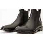 Vinci Leather The Manby Black Leather Chelsea Boot (14561)