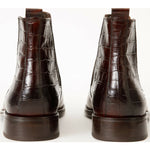 Vinci Leather The Manby Brown Leather Chelsea Boot (14561 T-2)
