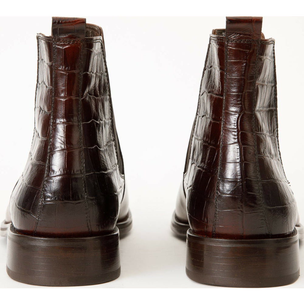 Vinci Leather The Manby Brown Leather Chelsea Boot (14561 T-2)