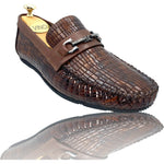 Vinci Leather The Manta Brown Leather Bit Loafer
