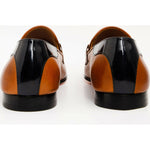 Vinci Leather The Maratea Cognac Leather Shoe Bit Loafer (C-9032X)