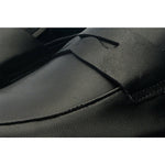 Vinci Leather The Marinka Black Leather Shoe Penny Loafer (9439)