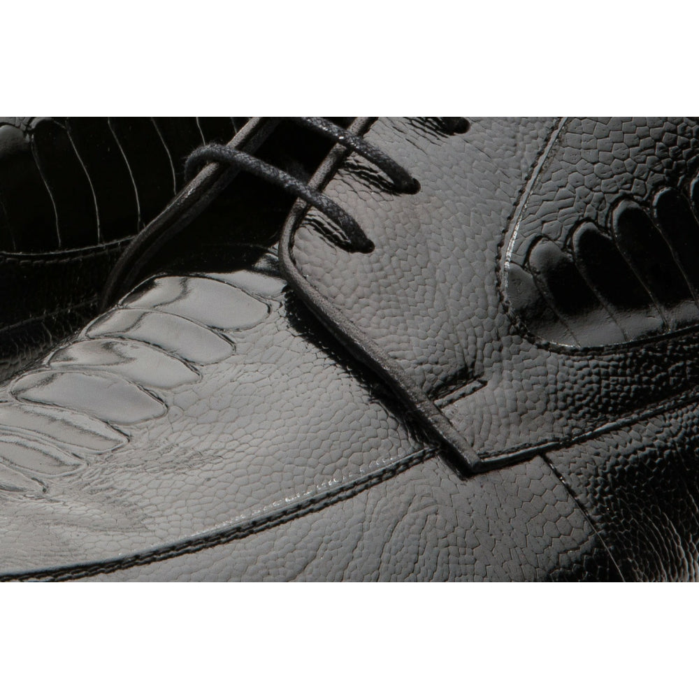 Vinci Leather The Martin Black Leather Derby Shoe (6055)