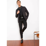 Vinci Leather The Martin Black Leather Derby Shoe (6055)