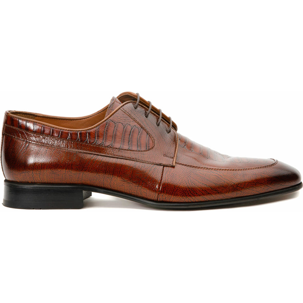 Vinci Leather The Martin Brown Leather Derby Shoe (6055)