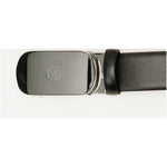 Vinci Leather The Marzano Black Color Calfskin Belt