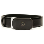 Vinci Leather The Marzano Black Color Calfskin Belt