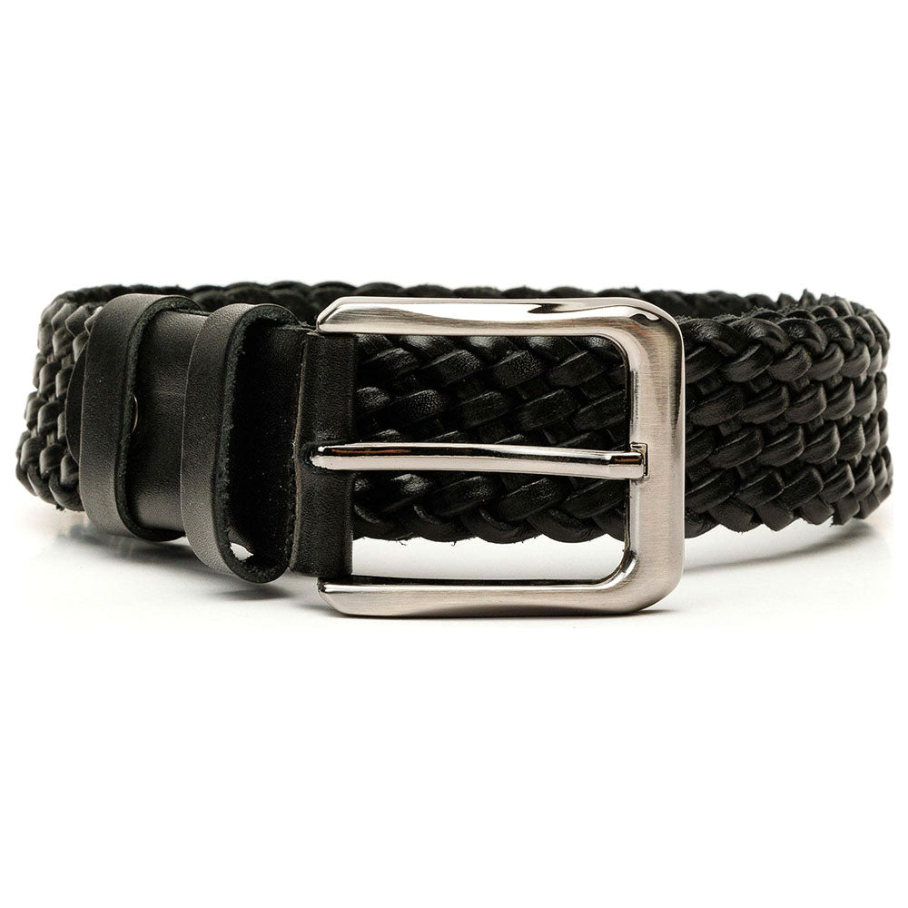 Vinci Leather The Mclean Black Color Leather Belt