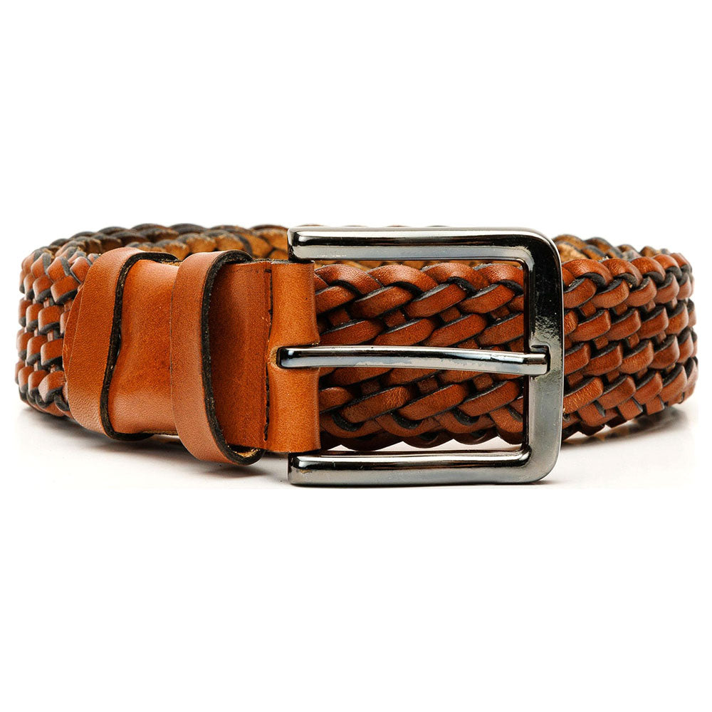 Vinci Leather The Mclean Brown Color Leather Belt