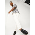 Vinci Leather The Meram Black Leather Tassel Slip-on Loafer Shoe (13169)