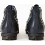 Vinci Leather The Merter Navy Blue Leather Casual Lace-up Boot (14339 L-5)