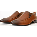 Vinci Leather The Migues Brown Leather Loafer Shoe (9548)