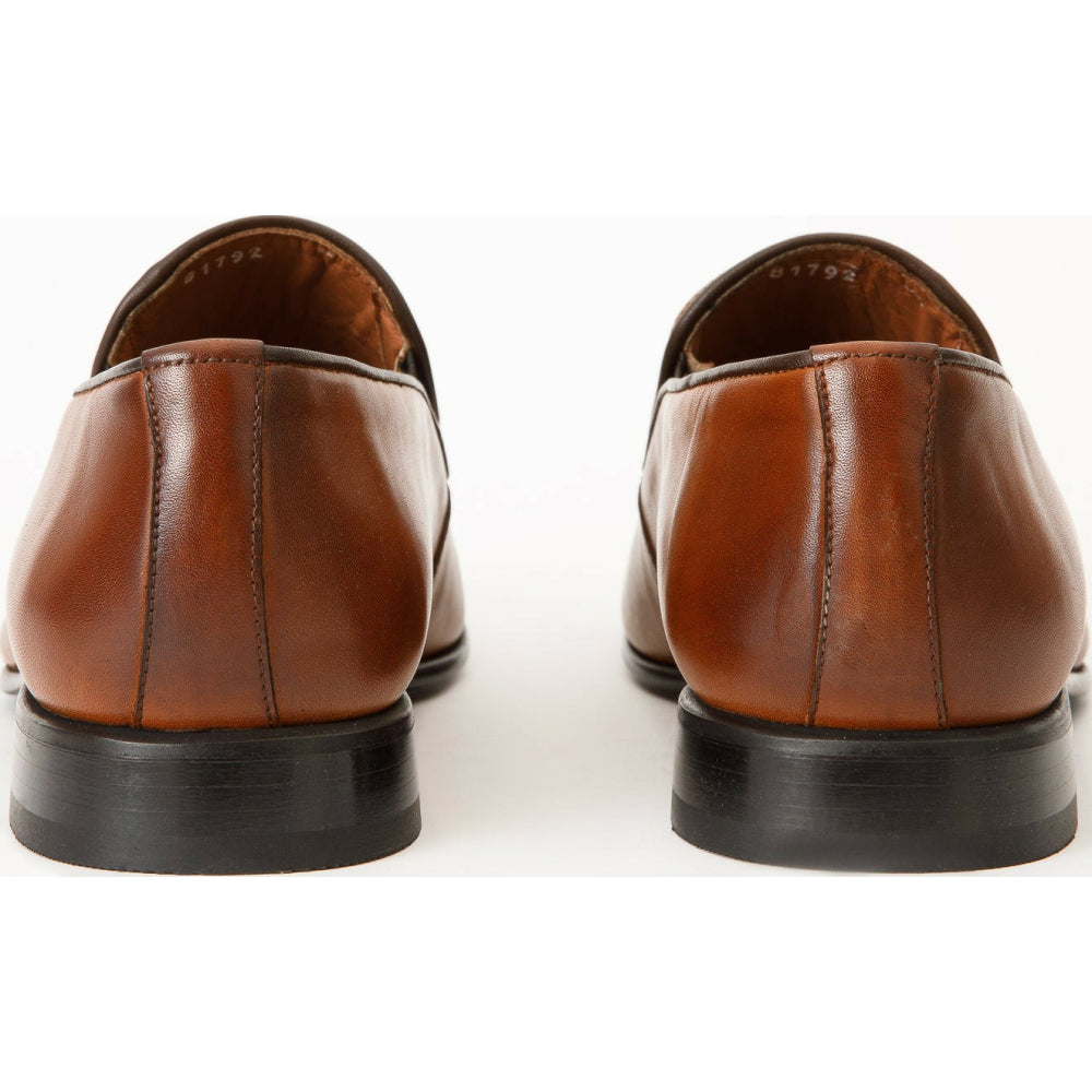 Vinci Leather The Migues Brown Leather Loafer Shoe (9548)