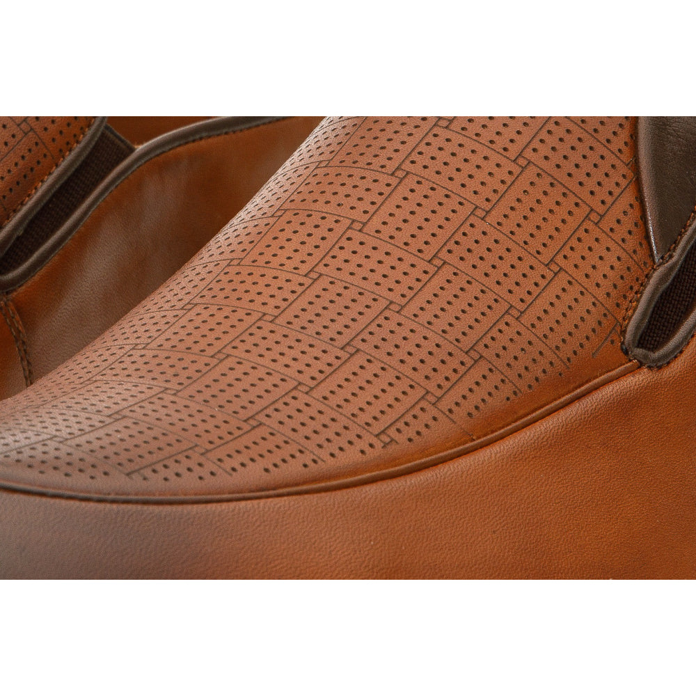 Vinci Leather The Migues Brown Leather Loafer Shoe (9548)
