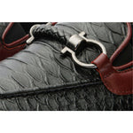 Vinci Leather The Milano Black Shoe Bit Loafer