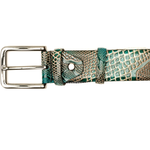 Vinci Leather The Milano Green Leather Belt Limited Edition