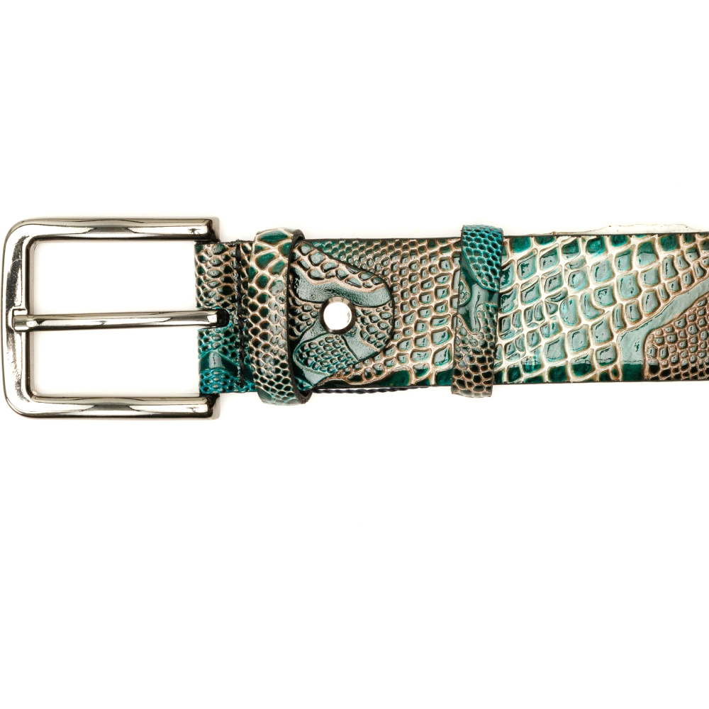 Vinci Leather The Milano Green Leather Belt Limited Edition