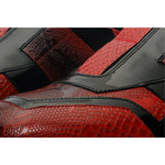 Vinci Leather The Milano Snk Red Leather Sneaker (D-539T)