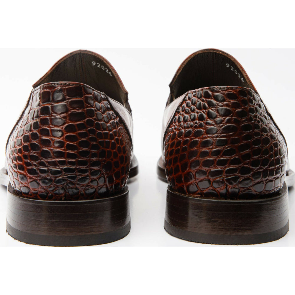 Vinci Leather The Mississippi Brown Leather Loafer Shoe (16002)