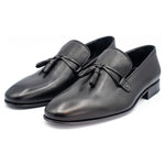 Vinci Leather The Modica Black Leather Tassel Loafer (2010)