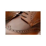 Vinci Leather The Molise Brown Wingtip Semi Brogue Derby Shoe
