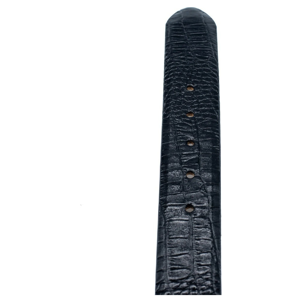 Vinci Leather The Monaco Black Leather Belt