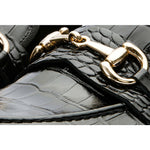 Vinci Leather The Monaco Black Leather Shoe Bit Loafer (3256)