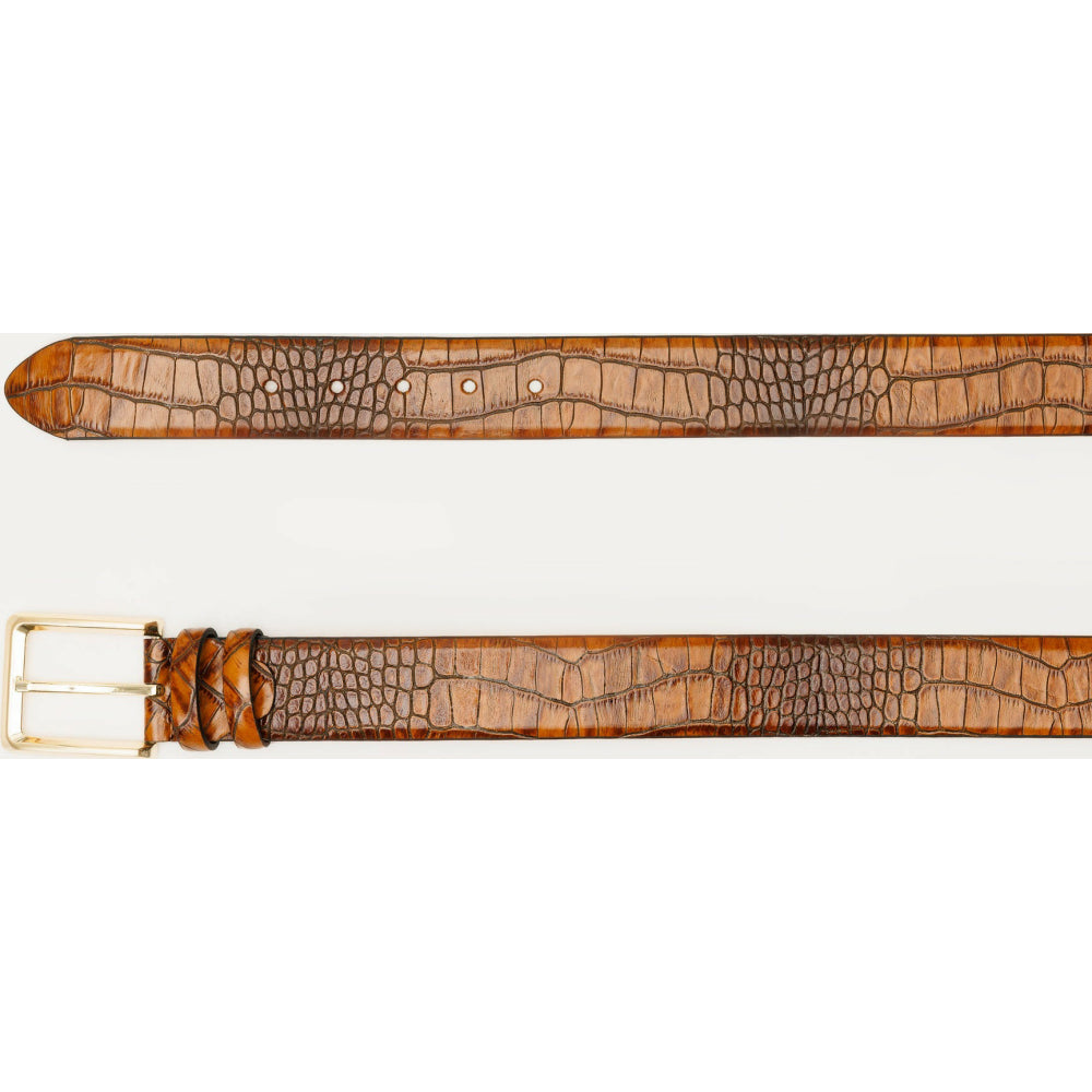 Vinci Leather The Monaco Brown Leather Belt