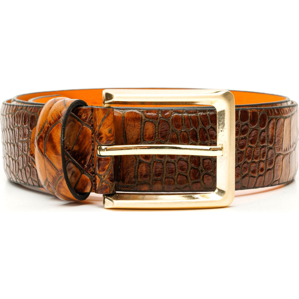 Vinci Leather The Monaco Brown Leather Belt