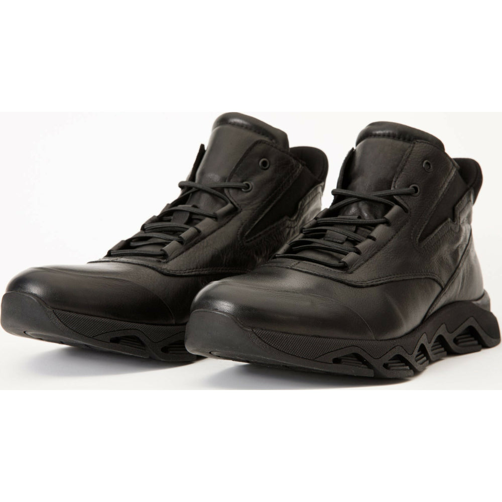 Vinci Leather The Montana Black Leather Casual Boot (12330)