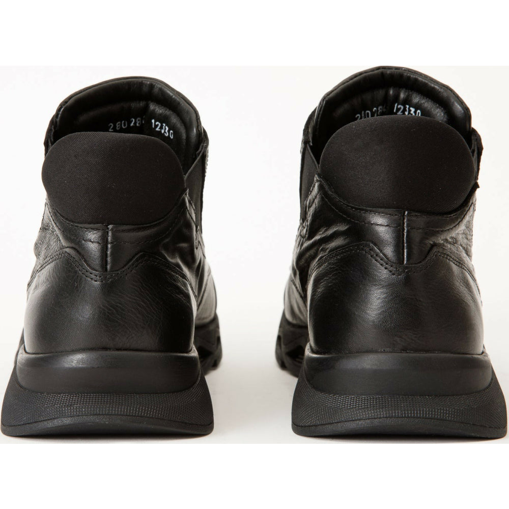 Vinci Leather The Montana Black Leather Casual Boot (12330)