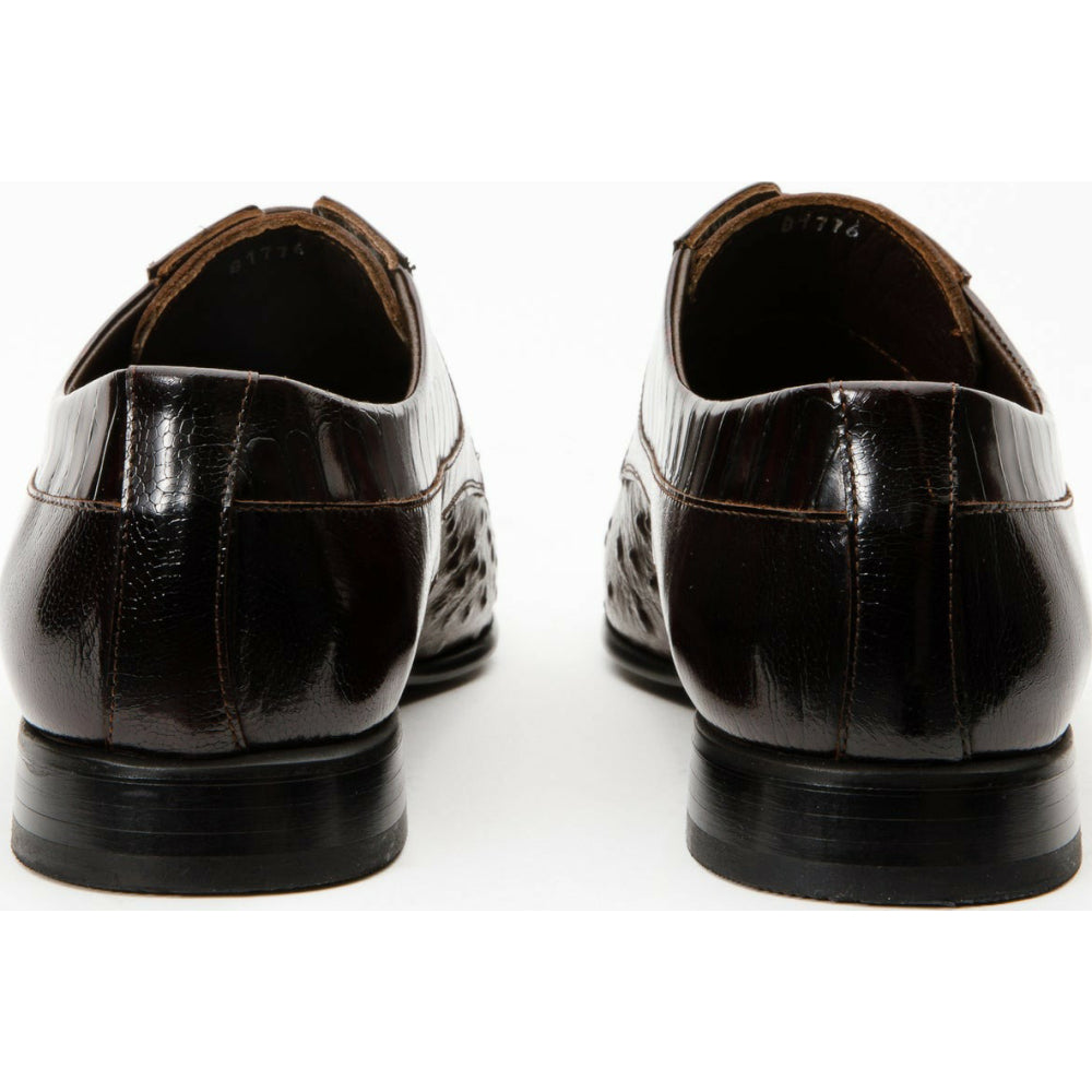 Vinci Leather The Monterrey Brown Cap Toe Derby Shoe (10670)