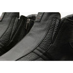 Vinci Leather The Montreal Black Leather Casual Zip-up Ankle Boot (09717 S-3)