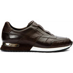 Vinci Leather The Mugla Brown Snk Leather Sneaker (D-597X)
