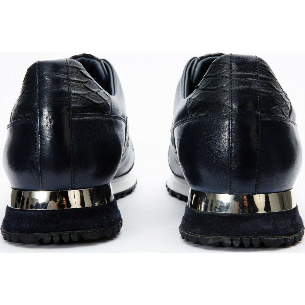 Vinci Leather The Mugla Navy Snk Leather Sneaker (597X)