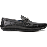 Vinci Leather The Nashville Black Leather Shoes (6634)